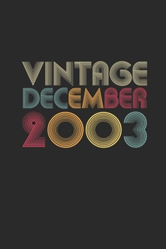 Vintage December 2003: Graph Paper Notebook - 16 years old Birthday Gift or 16th Anniversary Gift Idea