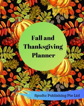 Paperback Fall and Thanksgiving Planner Book