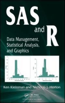 Hardcover SAS and R: Data Management, Statistical Analysis, and Graphics Book