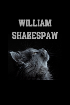 Paperback William Shakespaw: Personalized Name Journal Notebook for Cat and Unicorn Lovers - (Wide Ruled Notebook, 100 Pages, 6x9 inches) Book