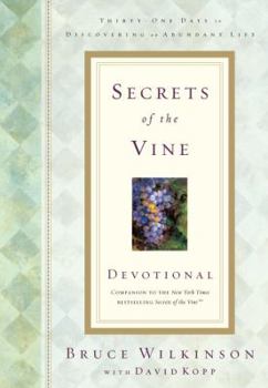 Hardcover Secrets of the Vine Devotional Book