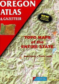 Paperback Oregon Atlas & Gazetteer Book