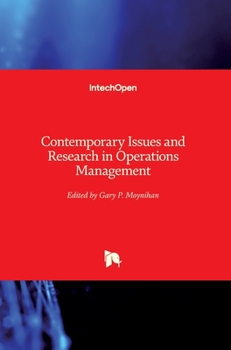 Hardcover Contemporary Issues and Research in Operations Management Book