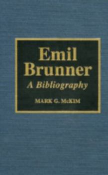 Hardcover Emil Brunner Book