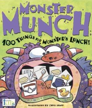 Board book Monster Munch: 100 Things for Monster's Lunch! [With Punch-Outs] Book
