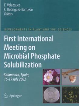 Paperback First International Meeting on Microbial Phosphate Solubilization Book
