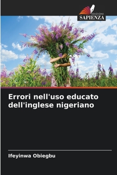 Paperback Errori nell'uso educato dell'inglese nigeriano [Italian] Book