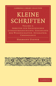 Paperback Kleine Schriften [German] Book