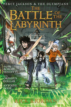 Hardcover Percy Jackson and the Olympians: Battle of the Labyrinth: The Graphic Novel, The-Percy Jackson and the Olympians Book