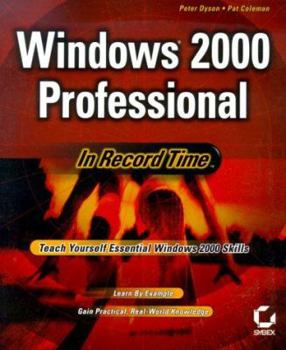 Paperback Windows 2000 Professional: In Record Time Book