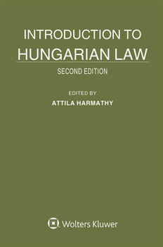 Hardcover Introduction to Hungarian Law Book