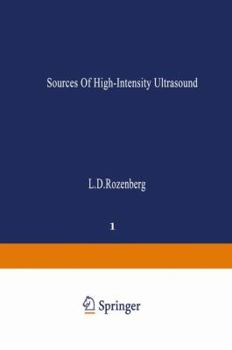 Paperback Sources of High-Intensity Ultrasound Book