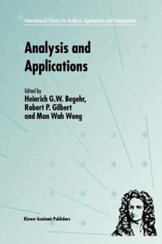 Paperback Analysis and Applications - Isaac 2001 Book