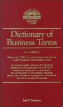 Paperback Dictionary of Business Terms Book