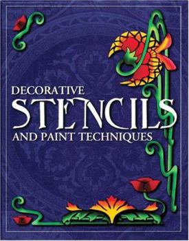 Hardcover Decorative Stencils [With Stencil Brush with Paints] (Classic Craft Cases) Book