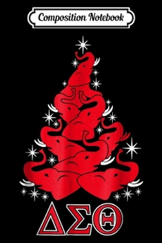 Composition Notebook: Delta DST Sigma Christmas Holiday Elephant Sorority  Journal/Notebook Blank Lined Ruled 6x9 100 Pages