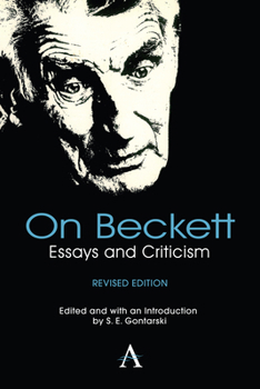 On Beckett - Book  of the Anthem Studies in Theatre and Performance