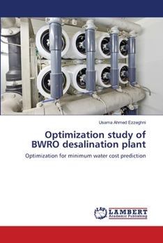 Paperback Optimization study of BWRO desalination plant Book