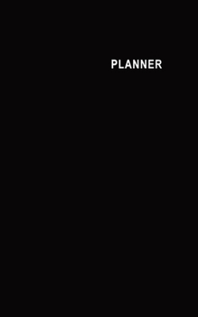 Planner: Black Cover: 12 Months Calendar + Lined Notebook * 5 x 8 Inches * 200 Pages ***Undated Calendar Planner Series***