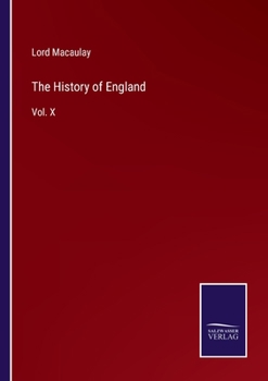 Paperback The History of England: Vol. X Book