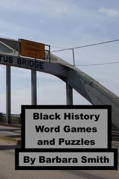 Paperback Black History Word Games and Puzzles Book