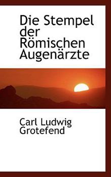 Hardcover Die Stempel Der Rapmischen Augenacrzte Book