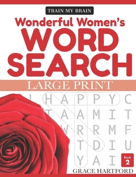 Paperback Wonderful Women's Word Search - Book 2: Large Print [Large Print] Book