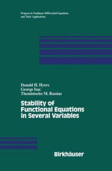 Paperback Stability of Functional Equations in Several Variables Book