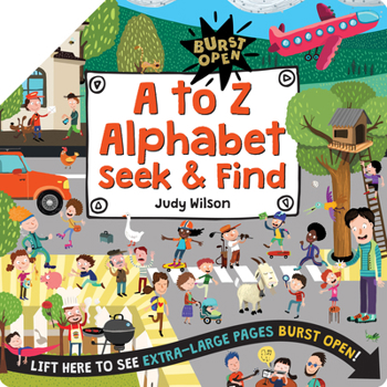 Hardcover A to Z Alphabet Seek & Find Book