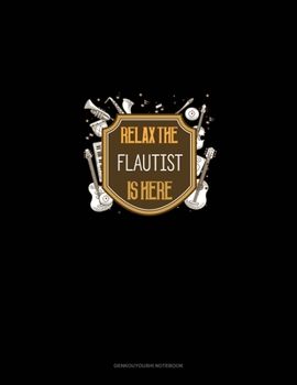 Paperback Relax The Flautist Is Here: Genkouyoushi Notebook Book