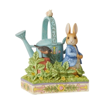 Unknown Binding Peter Rabbit with Watering Can Figurine Book