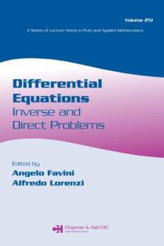 Paperback Differential Equations: Inverse and Direct Problems Book