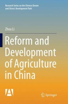 Paperback Reform and Development of Agriculture in China Book