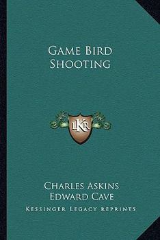 Paperback Game Bird Shooting Book