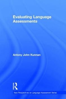 Hardcover Evaluating Language Assessments Book