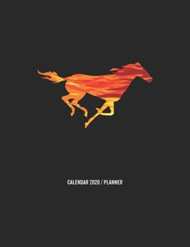 Paperback Horse Calendar 2020: Horse 2020 Planner Calendar Pocket calendar for Monthly Planning 12 Month 8.5 x 11" Book