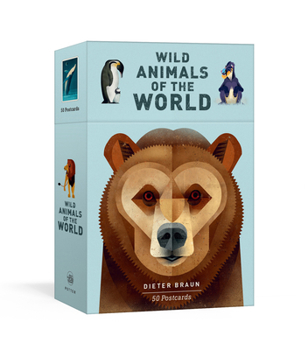 Misc. Wild Animals of the World: 50 Postcards Book