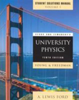 Paperback University Physics Student's Solutions Manual: Vol 1 Book