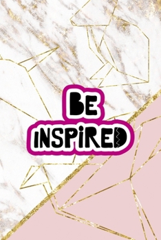 Be Inspired: Origami Notebook Journal Composition Blank Lined Diary Notepad 120 Pages Paperback Pink Marble