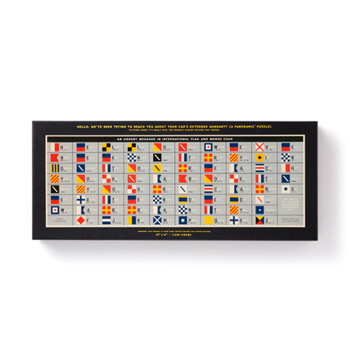 Misc. An Urgent Message 1,000 Piece Panoramic Puzzle Book