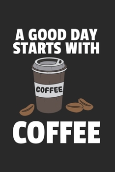 Kaffee Notizbuch: Kaffee Notizbuch für Liebhaber / Notizheft / Notizblock A5 (6x9in) Dotted Notebook / Punkteraster / 120 gepunktete Seiten (German Edition)