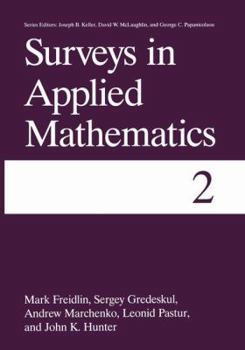 Paperback Surveys in Applied Mathematics: Volume 2 Book