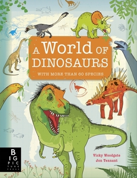 Hardcover A World of Dinosaurs Book