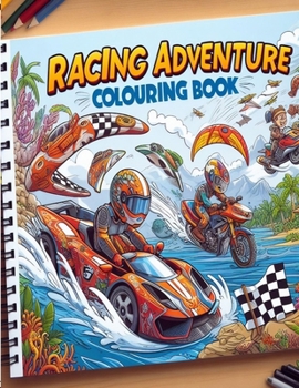 Paperback Racing Adventure Coloring Book: Exciting journey Book