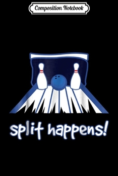 Paperback Composition Notebook: Funny Retro Bowling Team Vintage Gift Idea Journal/Notebook Blank Lined Ruled 6x9 100 Pages Book