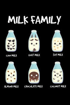 Notizbuch: Milch Gesundheit Vegetarier Veganer Witz Geschenk 120 Seiten, 6X9 (Ca. A5), Punktraster (German Edition)