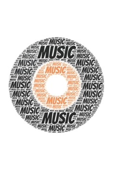 Music: Notebook, Journal | Lined Paper | 120 Pages DIN A5 (6 x 9") | Notes, Drawings, Planer, Diary, Organization | Word Cloud Present