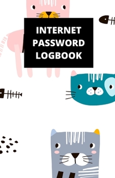 Paperback Internet Password Logbook: (5.5 x 8.5 in, 110 pages): Password Journal, Logbook, Login and Private Information Keeper, Notebook Book