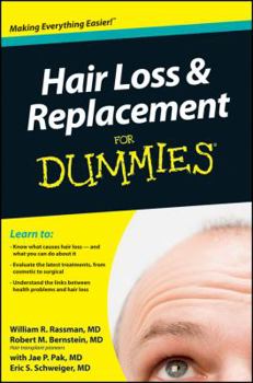 Paperback Hair Loss & Replacement for Dummies Book