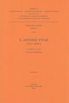 S. Antonii Vitae Versio Sahidica: (Copt. IV, 1), V.
